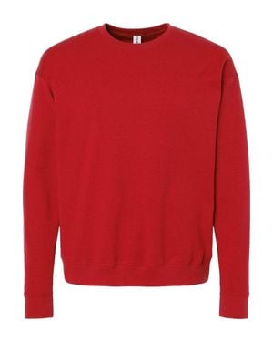 Tultex Fleece Crewneck Sweatshirt - Red