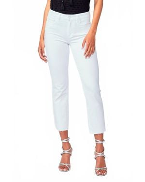 PAIGE Cindy Crop Jeans - White