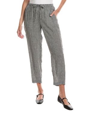Eileen Fisher Tapered Ankle Linen Pant - Gray