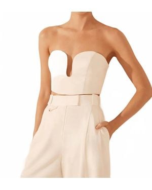Shona Joy Sara Corset Top - Natural
