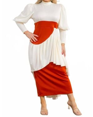 Karen T Design Collared Popcorn Bodycon Dress in White | Lyst