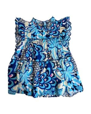 J joy Tiered Top - Blue