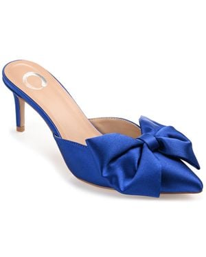 Journee Collection Collection Tiarra Pump - Blue