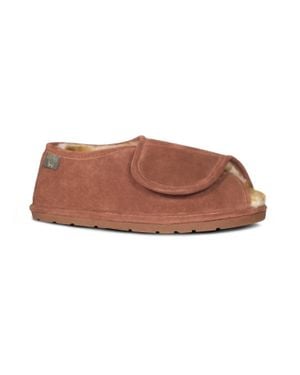 Cloud Nine Medical Wrap Comfy Slippers - Brown