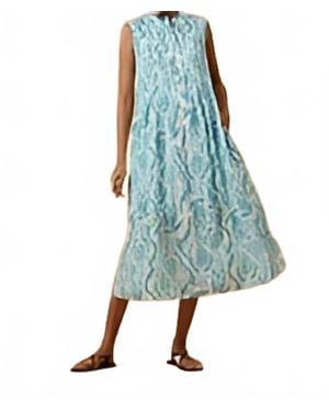 Ro's Garden Catalina Midi Dress - Blue