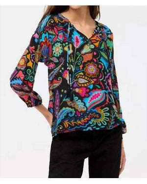Johnny Was Margot Blouse - Blue