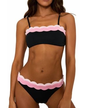 Beach Riot Sybil Tape Top - Black