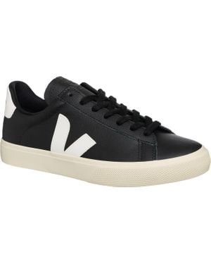 Veja Campo Cp0501215A Sneaker Leather Casual Shoes Zpo3325 - Black