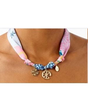 MacRae & Co Margo Scarf Necklace - Black