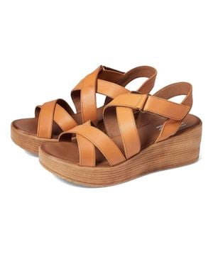BUENO Nadia Wedge Sandal - Black