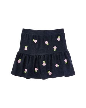 Chaser Brand Cozy Knit Peplum Skort - Blue