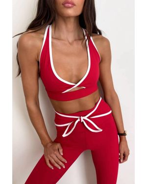Beach Riot Twist Racerback Top - Red
