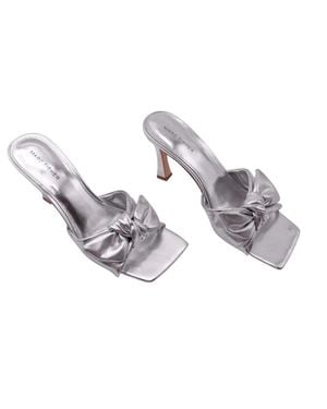 Marc Fisher Demar Dress Sandals Square Toe Heeled Zogg3179 - Gray