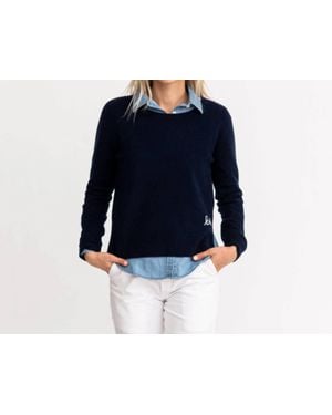 Kerri Rosenthal Patchwork Pullover Sweater - Blue