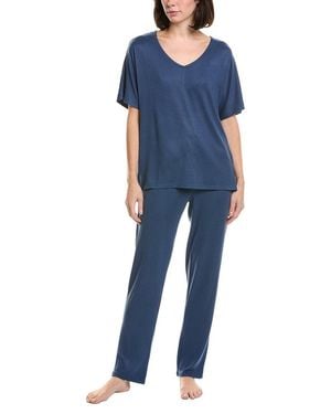 Natori 2pc Oasis Pajama Set - Blue