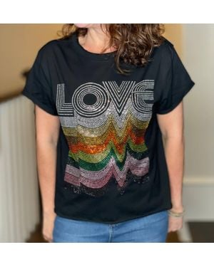 Moving Forward Love Tee Shirt - Blue