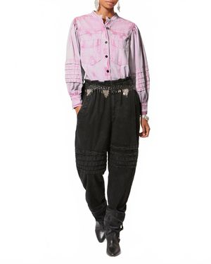 Isabel Marant Mileda Long Sleeve Shirt - Pink