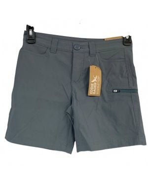 Eddie Bauer Graphite Upf 50+ Rainier Hiking Shorts With Pockets - Gray