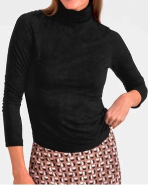 Gretchen Scott Agnes Turtleneck Sweater - Black