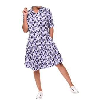 Tulip Clothing Collins Dress - Blue