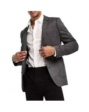ASOS Skinny Jersey Blazer - Black
