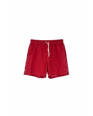 Fedeli Madeira Airstop Swim Shorts Trunks - Red