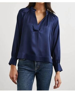 Rails Wynna Long Sleeve Blouse - Blue