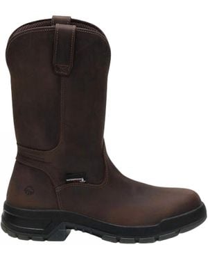 Wolverine Comp Toe Wellington Boot - Brown