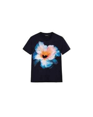 Desigual Cotton T-Shirt - Blue