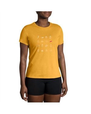 Brooks Distance Short Sleeve 2.0 T-Shirt - Black