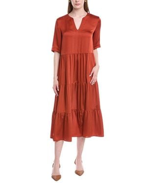 Lafayette 148 New York Selma Dress - Red