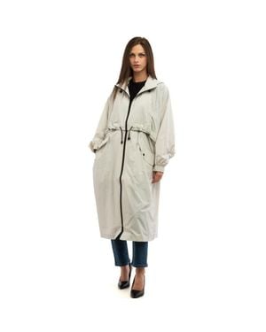 Patrizia Pepe Polyamide Full-Length Jacket - Metallic