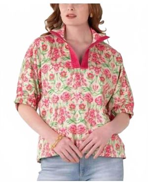 Emily Mccarthy Poppy Top - Red