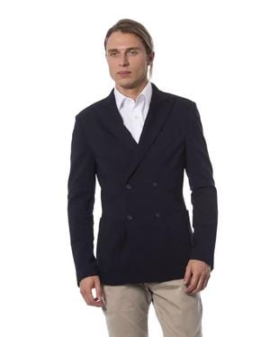 Verri Viscose Blazer - Blue