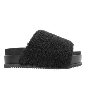 Roam Fuzzy Platform Slide - Black
