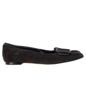 Manolo Blahnik Maydi Ballet Flats - Black
