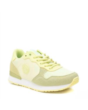 Xti Lace-Up Sneakers - Yellow