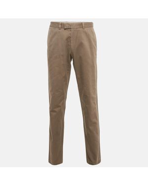 BOSS Gabardine Regular Fit Pants - Gray