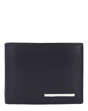 Ferragamo Crosta Bifold Wallet - Blue