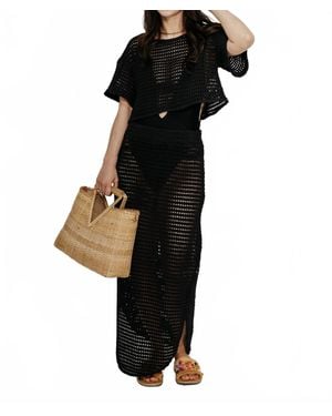 Rita Row Sprout Skirt - Black