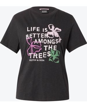 Scotch & Soda Amongst The Trees Tee - Black