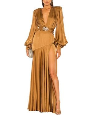 Alma King Maxi Dress - Brown