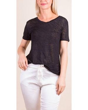 Gigi Moda Loreto Crew Neck T-Shirt - Black