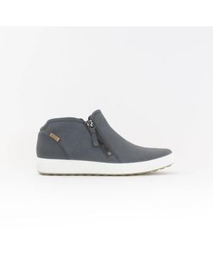 Ecco Soft 7 Side Zip Bootie - Blue