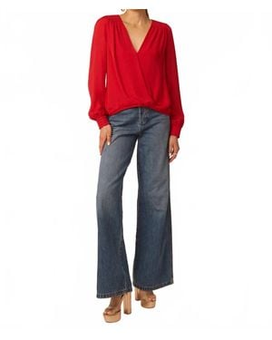 Gilner Farrar Cassie Blouse - Red