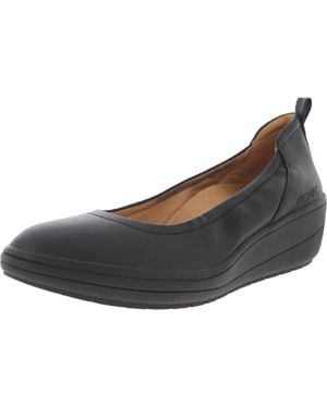 Vionic Jacey Padded Insole Round Toe Ballet Flats - Black