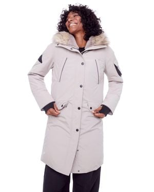 Alpine North Laurentian Vegan Down (Recycled) Long Parka - Gray