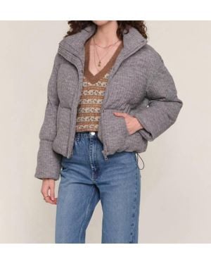 Heartloom Tilney Knit Puffer Jacket - Gray