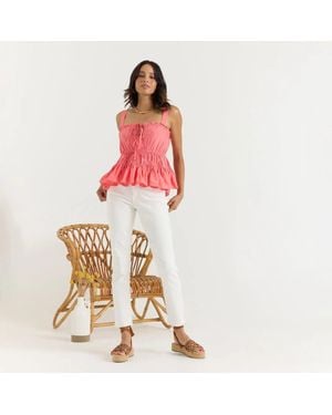 Calypso St. Barth Lola Top - Pink