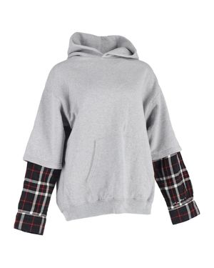 Marni Layered Hooded Sweater - Gray